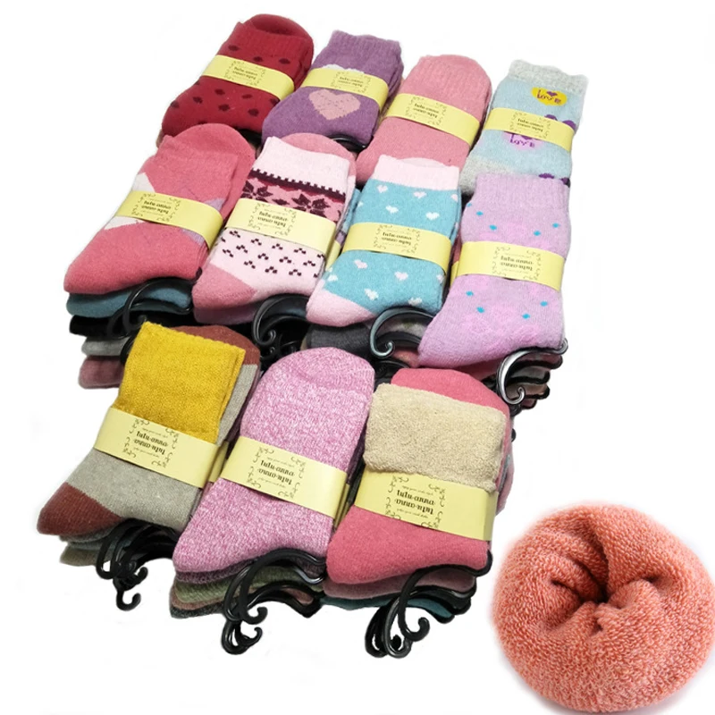 10 Pairs/lot Warm Women Towel Socks New Fashion Thick Terry Casual Autumn Winter Style Cotton Socks Female Rabbit Wool Sock As10
10 Pairs/lot Warm Women Towel Socks New Fashion Thick Terry Casual Autumn Winter Style Cotton Socks Female Rabbit Wool Sock As10