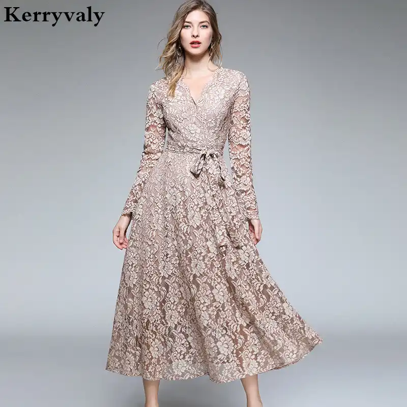 Платье Макси Осень