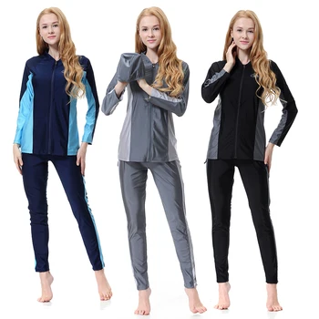 2020 Conservative swim set for muslim women islamic swimming clothes modest swimwear with pants arab dubai zipper swimsuit 3XL
2020 Conservative swim set for muslim women islamic swimming clothes modest swimwear with pants arab dubai zipper swimsuit 3XL