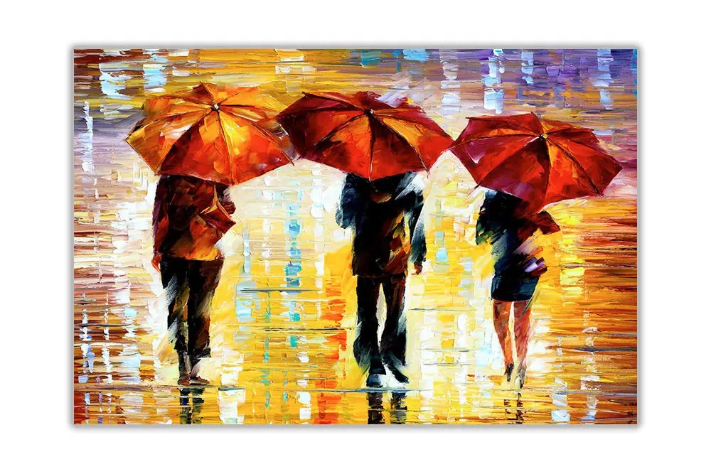 Modern Abstract Oil Painting on Canvas Handmade Fingure Wall Pictures Painting for Home Decor Three Umbrellas Artwork
Modern Abstract Oil Painting on Canvas Handmade Fingure Wall Pictures Painting for Home Decor Three Umbrellas Artwork