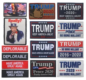 20pcs Embroidery Trump Patch Make America Great Again Badge Hook Tactical Patches Military Brassard Combat Armband Wholesale
20pcs Embroidery Trump Patch Make America Great Again Badge Hook Tactical Patches Military Brassard Combat Armband Wholesale