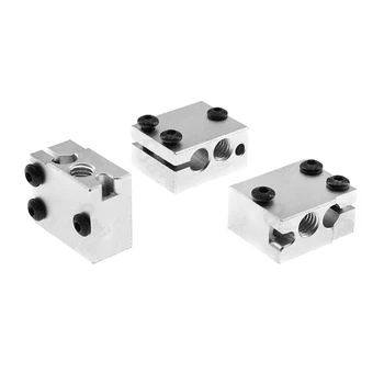 heat bolck Volcanic aluminum blocks High temperature version Hot End Heater Head Extruder 3D Printers Part Aluminum print Parts 
heat bolck Volcanic aluminum blocks High temperature version Hot End Heater Head Extruder 3D Printers Part Aluminum print Parts