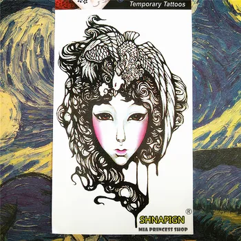 SHNAPIGN Dai girl Temporary Tattoo Body Art, 12*20cm Flash Tattoo Stickers, Waterproof Fake Tatoo Henna Tatto Wall Sticker
SHNAPIGN Dai girl Temporary Tattoo Body Art, 12*20cm Flash Tattoo Stickers, Waterproof Fake Tatoo Henna Tatto Wall Sticker