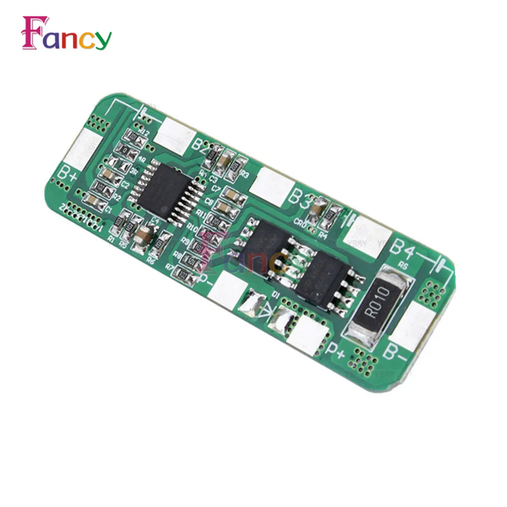 4A-5A PCB BMS Protection Board for 4 Packs 18650 Li-ion lithium Battery Cell 4S With Over Protection
4A-5A PCB BMS Protection Board for 4 Packs 18650 Li-ion lithium Battery Cell 4S With Over Protection