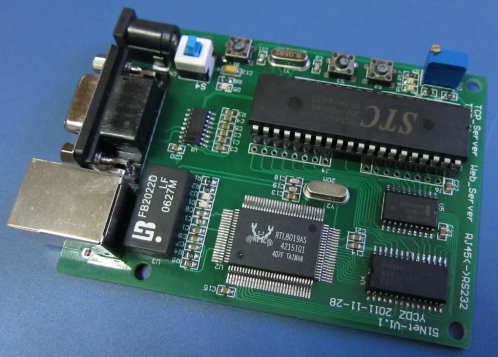 Free Shipping! ycnet8019 Ethernet development board Web Monitoring Ethernet to serial RTL8019 module sensor
Free Shipping! ycnet8019 Ethernet development board Web Monitoring Ethernet to serial RTL8019 module sensor