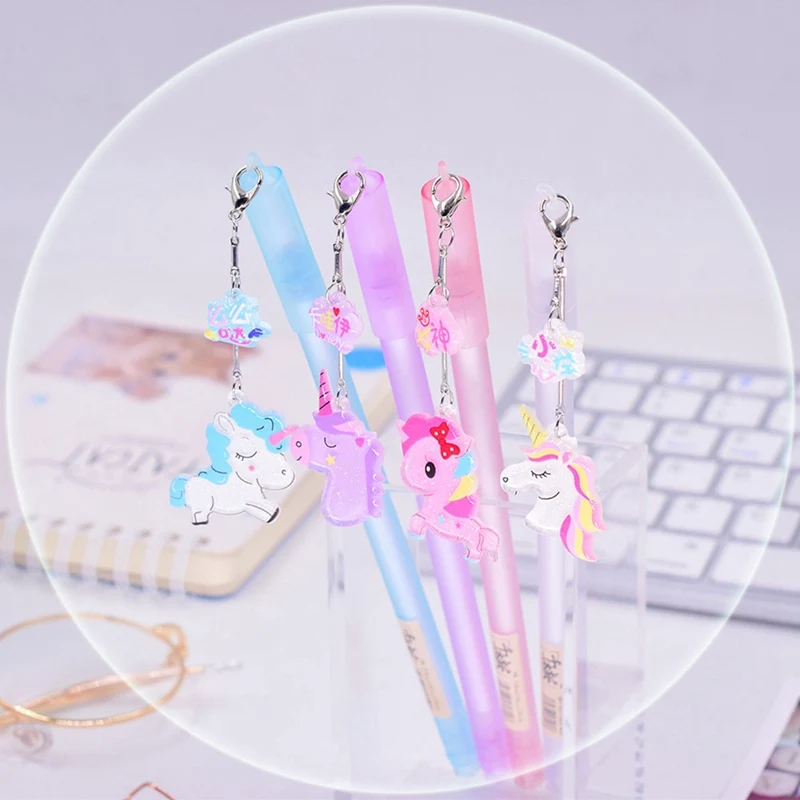 Lovely 0.5mm Candy Color Kawaii Unicorn Pendant Gel Pens Neutral Pen For Kids Gift School Office Supplies Stationery
Lovely 0.5mm Candy Color Kawaii Unicorn Pendant Gel Pens Neutral Pen For Kids Gift School Office Supplies Stationery