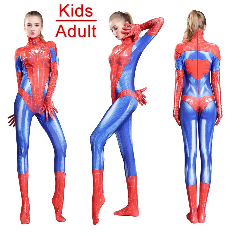 Adult Kids High Quality PS4 Game New Spider-Man Cosplay Costumes Negative Suit Spider Women Spandex Girls Bodysuits Jumpsuit
Adult Kids High Quality PS4 Game New Spider-Man Cosplay Costumes Negative Suit Spider Women Spandex Girls Bodysuits Jumpsuit