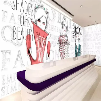 Clothing store fashion girl background wall professional custom mural wholesale wallpaper poster photo wall
Clothing store fashion girl background wall professional custom mural wholesale wallpaper poster photo wall