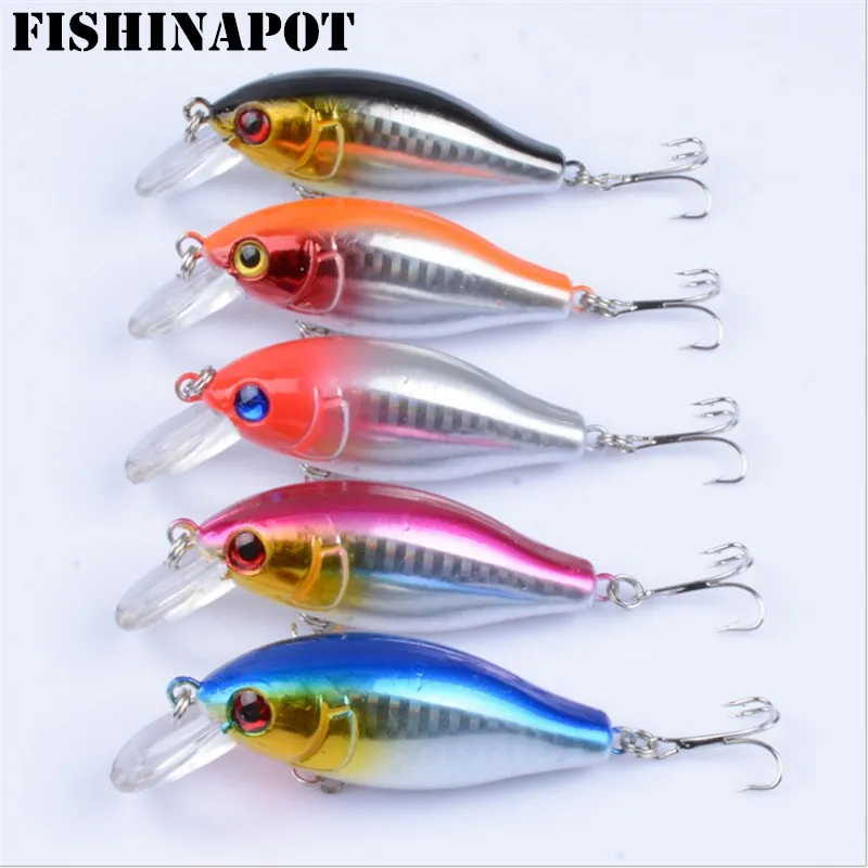 FISHINAPOT 1PCS 75mm/11g High Qualitly Crankbait Swim Fish Fishing Lure Artificial Hard Crank Wobblers For Bass Sea Carp
FISHINAPOT 1PCS 75mm/11g High Qualitly Crankbait Swim Fish Fishing Lure Artificial Hard Crank Wobblers For Bass Sea Carp