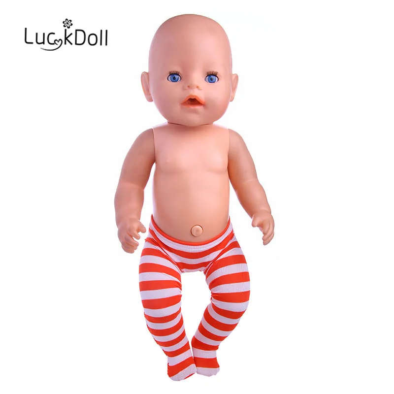 LUCKDOLL Striped Leggings Fit 18 Inch American 43cm Baby Doll Clothes Accessories,Girls Toys,Generation,Birthday Gift
LUCKDOLL Striped Leggings Fit 18 Inch American 43cm Baby Doll Clothes Accessories,Girls Toys,Generation,Birthday Gift