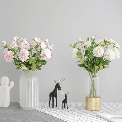 Silk Flower Wedding Bouquet Chinese herbaceous peony Artificial flowers Vivid Wedding Flower Bridal Bouquets Office Decoration
Silk Flower Wedding Bouquet Chinese herbaceous peony Artificial flowers Vivid Wedding Flower Bridal Bouquets Office Decoration