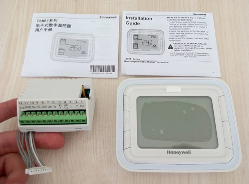Digital HoneyWell Air Conditioner Room Thermostat Digital LCD Screen Fan Coil Unit Thermostat T6861H2WB
Digital HoneyWell Air Conditioner Room Thermostat Digital LCD Screen Fan Coil Unit Thermostat T6861H2WB