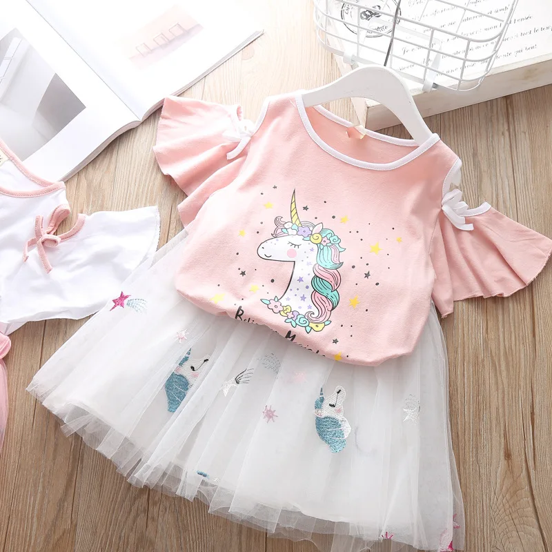 Girl Baby Summer Clothing Set 2019 Infant Girls Kids Unicorn Tees Shirts tutu Skirts 2pcs Fashion suits Clothes 0-3age
Girl Baby Summer Clothing Set 2019 Infant Girls Kids Unicorn Tees Shirts tutu Skirts 2pcs Fashion suits Clothes 0-3age