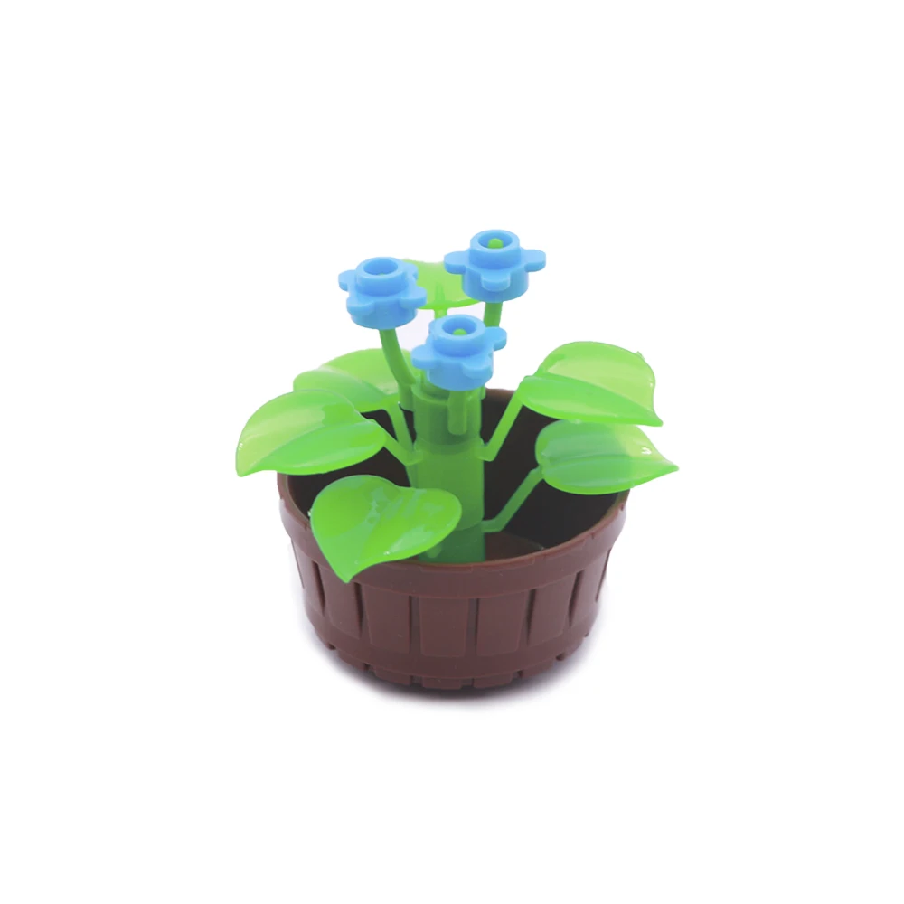 City Jungle Building Blocks Flower Tree Set Grass Garden Creator Camp Friends MOC Bricks Toys For Children Compatible LegoINGlys (3)