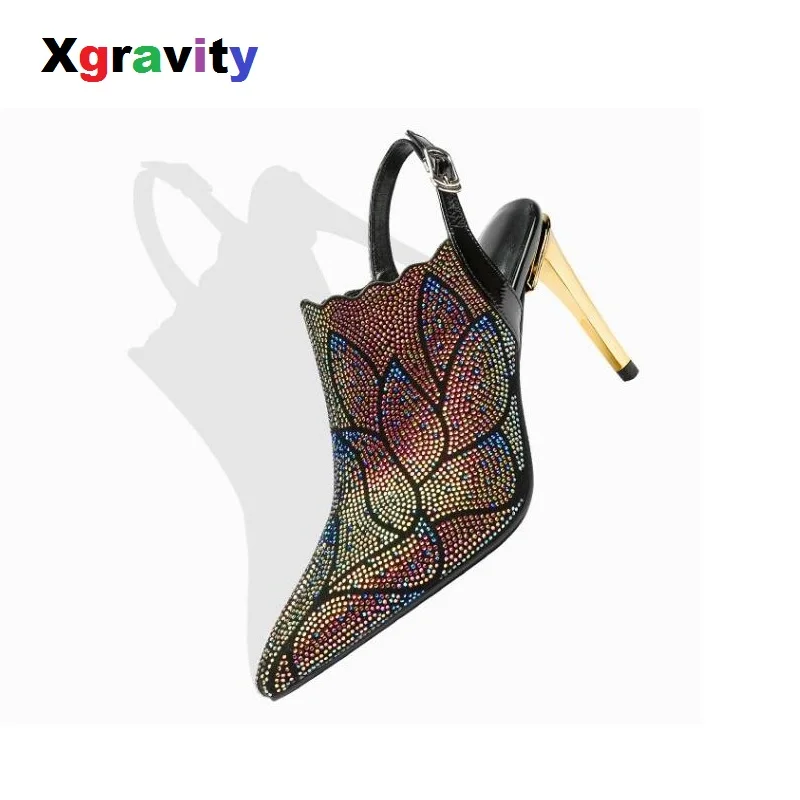 Xgravity European American Genuine Leather Pointed Toe Dress Shoes Elegant Fashion High Heel Pumps All Matched Lady Sandals C011
Xgravity European American Genuine Leather Pointed Toe Dress Shoes Elegant Fashion High Heel Pumps All Matched Lady Sandals C011
