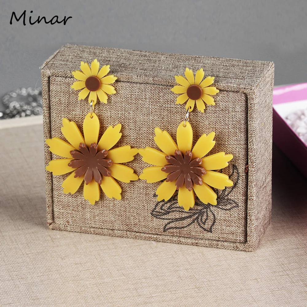 Sunflower Drop Earrings For Woman Acrylic Flower Earrings Long Yellow White Daisy Earrings Summer Jewelry Gifts For Woman Girls
Sunflower Drop Earrings For Woman Acrylic Flower Earrings Long Yellow White Daisy Earrings Summer Jewelry Gifts For Woman Girls