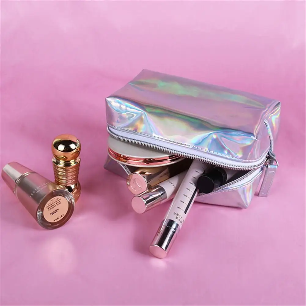 Women's Laser Magic Makeup Cosmetic Bag PVC Waterproof Simple Clutch Small Square Storage Bag Cosmetic Bags Wash Kit Girl Pouch
Women's Laser Magic Makeup Cosmetic Bag PVC Waterproof Simple Clutch Small Square Storage Bag Cosmetic Bags Wash Kit Girl Pouch