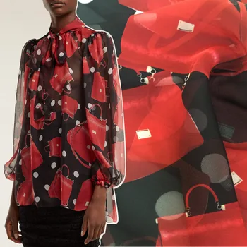 Spring and summer catwalk big ladies women's leather bag pattern printing chiffon printing fabric african fabric 148cm wide
Spring and summer catwalk big ladies women's leather bag pattern printing chiffon printing fabric african fabric 148cm wide