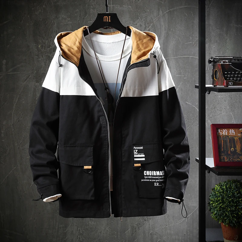 Hooded Jackets Men Hip Hop Patchwork Spring Autumn Loose Camouflage Casual Cotton Jacket Male Coats Zipper Streetwear 4XL 5XL
Hooded Jackets Men Hip Hop Patchwork Spring Autumn Loose Camouflage Casual Cotton Jacket Male Coats Zipper Streetwear 4XL 5XL