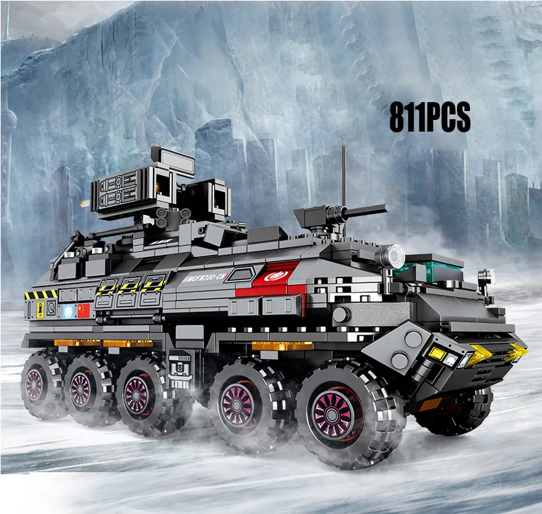 Wandering Earth military ww2 CN171 Medium-sized troop carrier batisbricks building block army figures truck brick toy collection
Wandering Earth military ww2 CN171 Medium-sized troop carrier batisbricks building block army figures truck brick toy collection