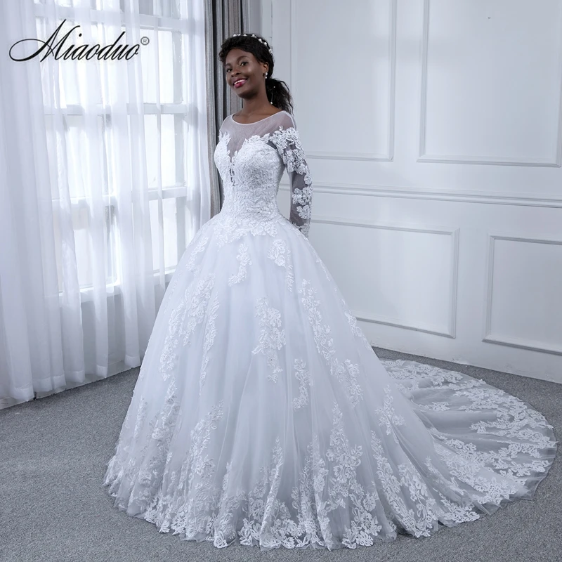Miaoduo Ball Gown Wedding Dresses 2019 Appliques Lace Long Sleeves Bridal Gowns Wedding Dress Vestido De Novias South Africa New
Miaoduo Ball Gown Wedding Dresses 2019 Appliques Lace Long Sleeves Bridal Gowns Wedding Dress Vestido De Novias South Africa New