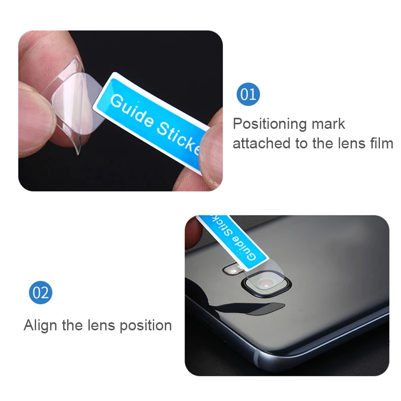 2pcs For iPhone 7 Camera Lens Protective for iphone X 10 8 7 6 6S Plus for Samsung Galaxy Note 8 S9 S8 S7 S6 Edge Tempered Glass
