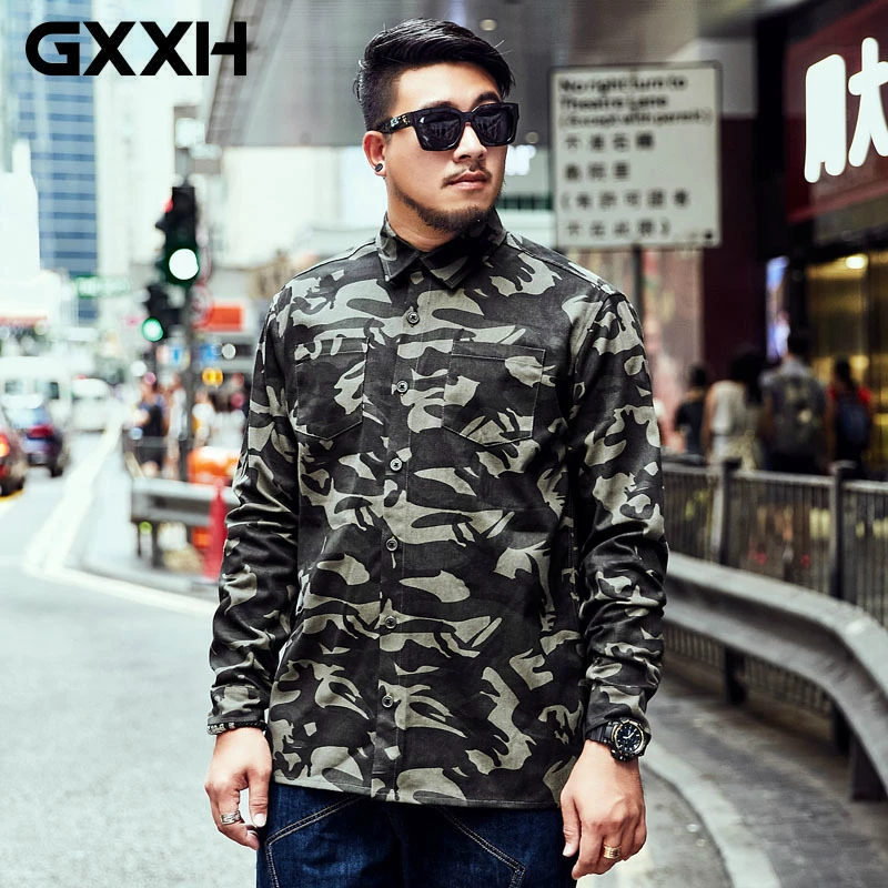 GXXH Male Shirt Autumn Army Tactical Shirt Men Long Sleeve Camouflage Military Shirt Pure Cotton Shirt Big Size XXL- 5XL 6XL 7XL
GXXH Male Shirt Autumn Army Tactical Shirt Men Long Sleeve Camouflage Military Shirt Pure Cotton Shirt Big Size XXL- 5XL 6XL 7XL