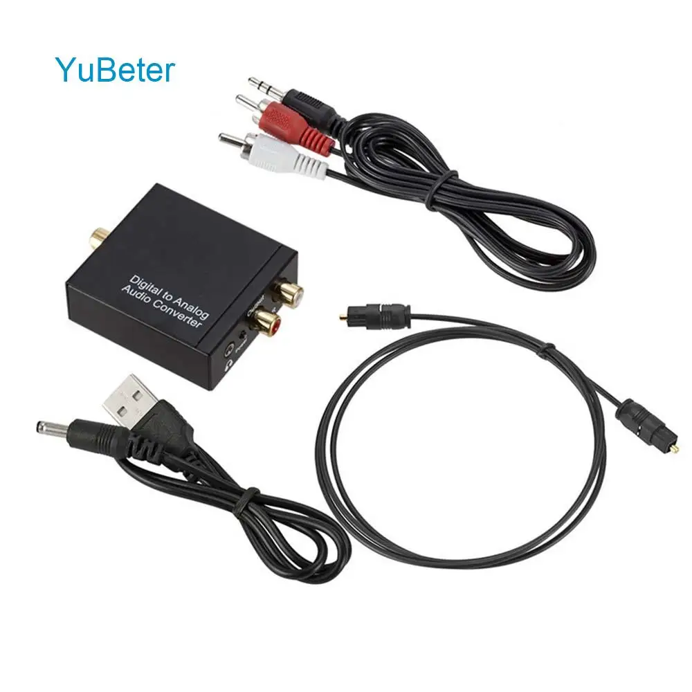 YuBeter DAC Digital to Analog Audio Converter Amplifier Decoder Optical Coaxial Toslink SPDIF Audio RCA Signal to Analog L/R 3.5
YuBeter DAC Digital to Analog Audio Converter Amplifier Decoder Optical Coaxial Toslink SPDIF Audio RCA Signal to Analog L/R 3.5