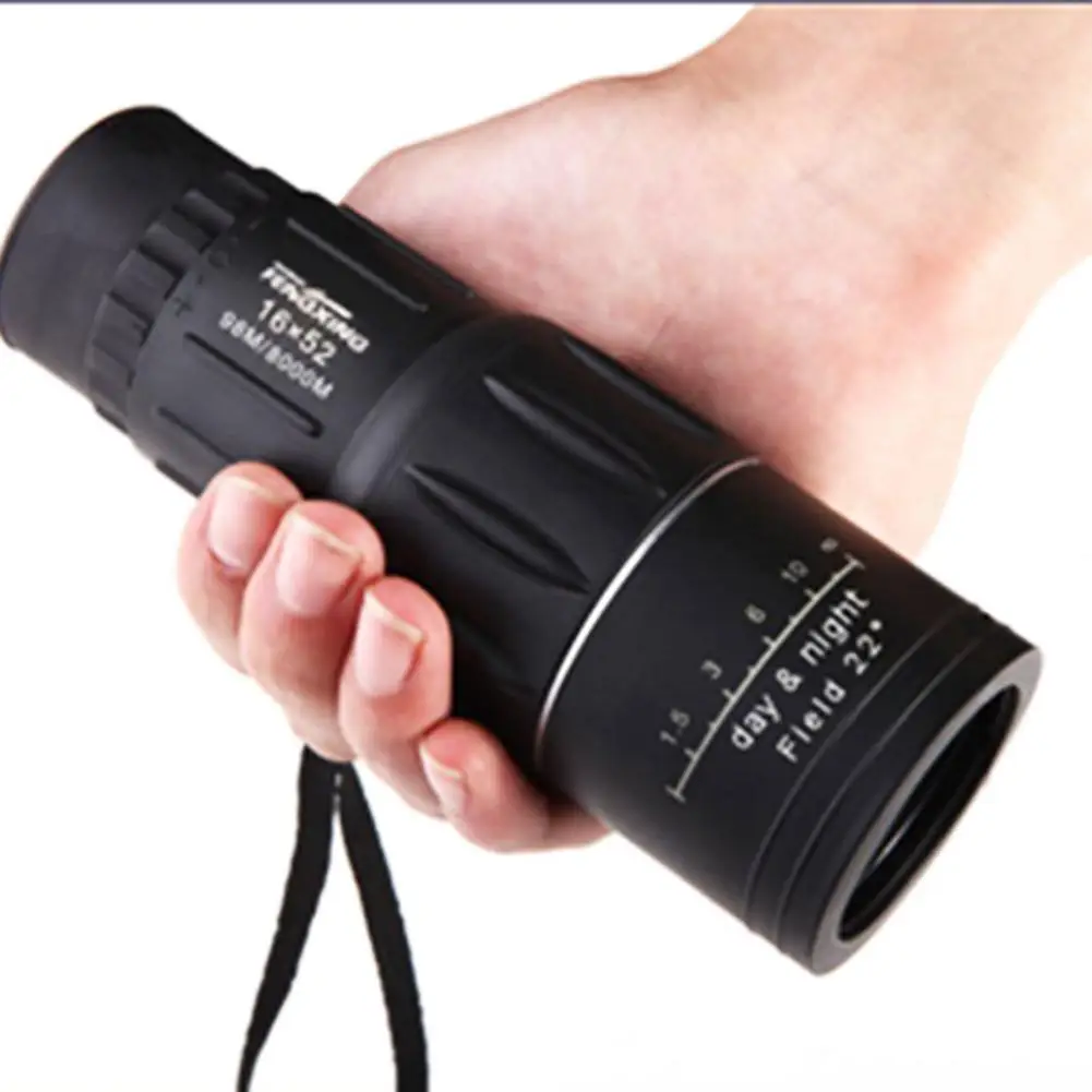 Mounchain Waterproof Monocular Telescope 16x52 (66m/ 8000m)Dual Focus Scope with 10 Magnification For Wildlife Hunting Camping
Mounchain Waterproof Monocular Telescope 16x52 (66m/ 8000m)Dual Focus Scope with 10 Magnification For Wildlife Hunting Camping
