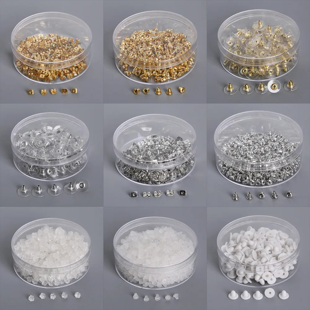 Plastic And Alloy Earring Backs Stoppers Stud Earring Stopper Back Plugs DIY Jewelry Findings Accessories Making As The Picture
Plastic And Alloy Earring Backs Stoppers Stud Earring Stopper Back Plugs DIY Jewelry Findings Accessories Making As The Picture