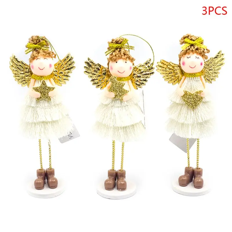 3pcs/set Lovely Christmas Angel Doll Hanging Pendant Home Xmas Tree Decorations Kids New Year Gifts
3pcs/set Lovely Christmas Angel Doll Hanging Pendant Home Xmas Tree Decorations Kids New Year Gifts