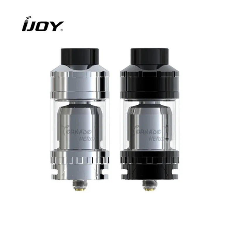 New Original IJOY Tornado Hero RTA Sub Ohm Tank Electronic Atomizer 510 thread 5.2ml capacity Adjustable Airflow Control atom
New Original IJOY Tornado Hero RTA Sub Ohm Tank Electronic Atomizer 510 thread 5.2ml capacity Adjustable Airflow Control atom
