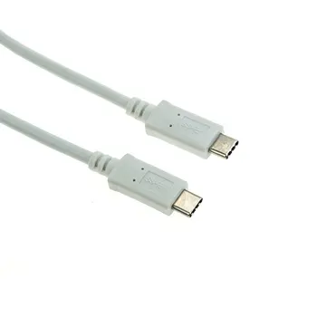 White USB-C USB 3.1 Type C Male Connector to C Male Charge Data Cable for Macbook & Chromebook 30cm
White USB-C USB 3.1 Type C Male Connector to C Male Charge Data Cable for Macbook & Chromebook 30cm