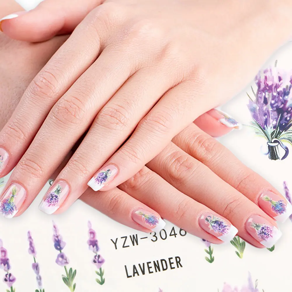 1 Sheet Blooming Flower Stickers for Nails Lavender Nail Art Water Transfer Decals Stickers DIY Decoration 3D Nail Decoration
1 Sheet Blooming Flower Stickers for Nails Lavender Nail Art Water Transfer Decals Stickers DIY Decoration 3D Nail Decoration