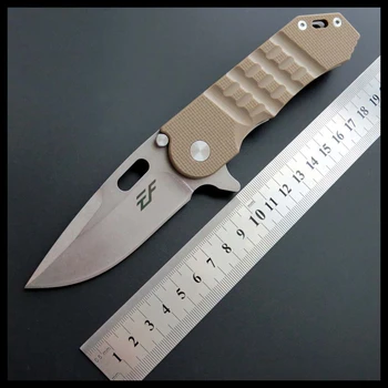 BJL Pocket folding knife D2 blade ball bearing + G10 handle outdoor hunting camping fruit knife Multifunctional Tool Knife EF36
BJL Pocket folding knife D2 blade ball bearing + G10 handle outdoor hunting camping fruit knife Multifunctional Tool Knife EF36
