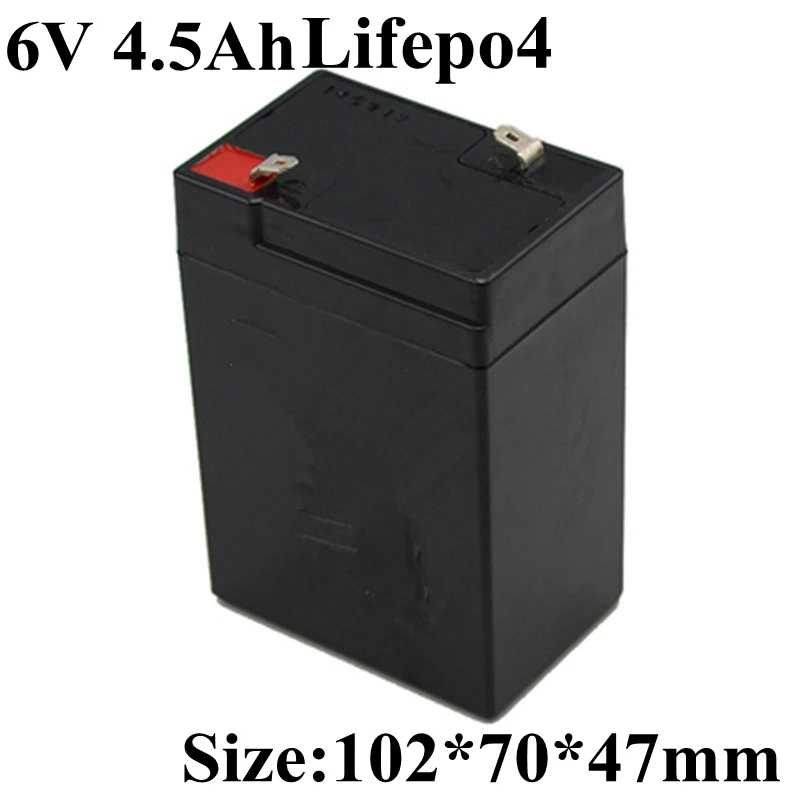6V 4.5AH Battery Sealed Lifepo4 2s Storage Batteries Not Lead Acid Rechargeable for LED Light Toy Car Baby Carrier long cycles
6V 4.5AH Battery Sealed Lifepo4 2s Storage Batteries Not Lead Acid Rechargeable for LED Light Toy Car Baby Carrier long cycles