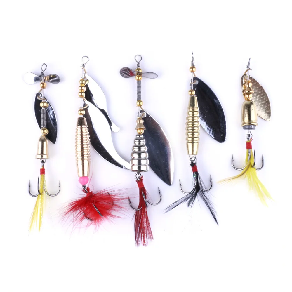 5Pcs Metal Sequins Spoon Lures Set Spinnerbait Fishing Lures Strong Treble Hooks Fishing Tackle Box Peche Spinner Biat
5Pcs Metal Sequins Spoon Lures Set Spinnerbait Fishing Lures Strong Treble Hooks Fishing Tackle Box Peche Spinner Biat