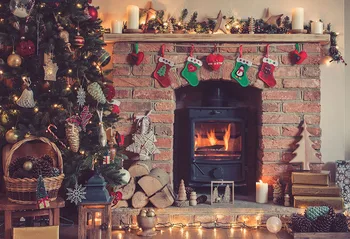 Thin Vinyl Photography Backdrops Christmas Tree Brick Wall Fireplace Candle Backgrounds For Photo fondos para fotografia
Thin Vinyl Photography Backdrops Christmas Tree Brick Wall Fireplace Candle Backgrounds For Photo fondos para fotografia