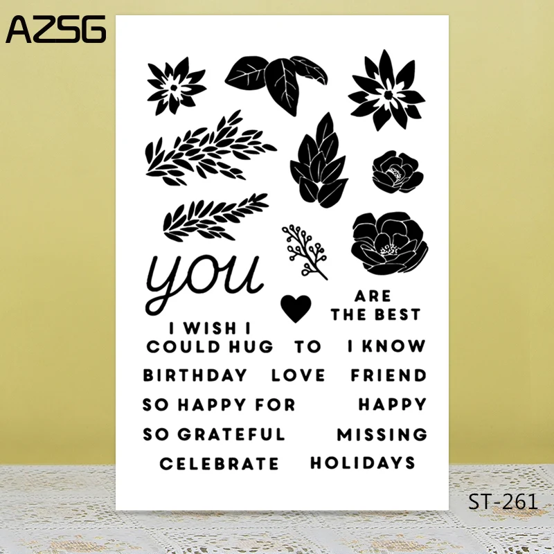 Blessing/flower/leaves Transparent Silicone Stamp for DIY Scrapbooking/Photo Album Decorative Card Making Clear Stamps Supplies
Blessing/flower/leaves Transparent Silicone Stamp for DIY Scrapbooking/Photo Album Decorative Card Making Clear Stamps Supplies