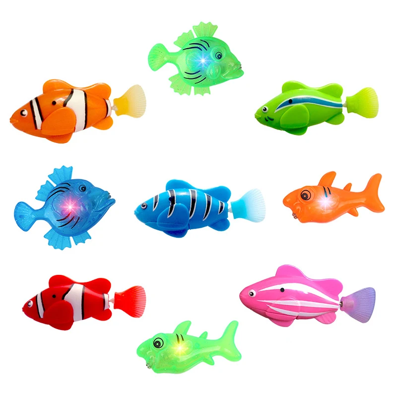Bathing Fish Toy Electric Induction Simulation Machine Fish Baby Bath Water Toy Luminous Novelty Popular Toys To Child Gift New
Bathing Fish Toy Electric Induction Simulation Machine Fish Baby Bath Water Toy Luminous Novelty Popular Toys To Child Gift New