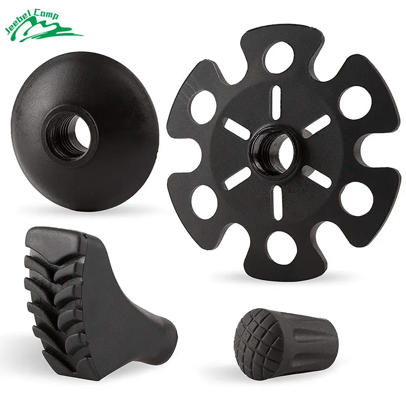 Trekking Hiking Walking Pole Replacement Tips for Nordic Canes Rubber Accessory Kit for Snow/Mud / Sand/Pavement / Gravel/Stone
Trekking Hiking Walking Pole Replacement Tips for Nordic Canes Rubber Accessory Kit for Snow/Mud / Sand/Pavement / Gravel/Stone