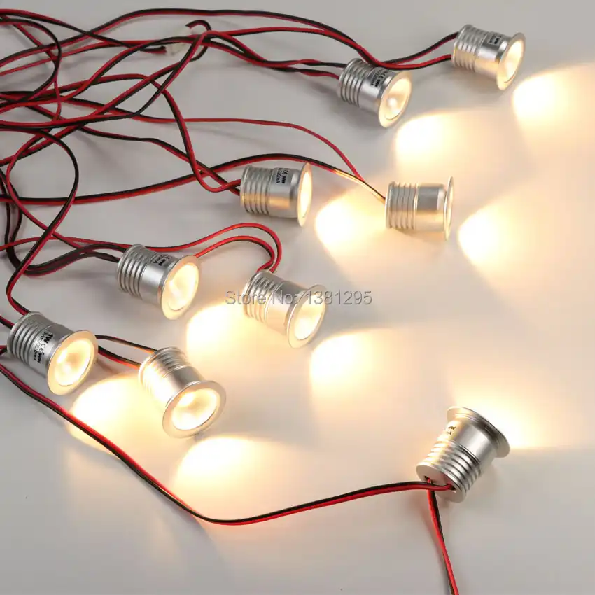 9pcs Set Led Lights For Home Kitchen Dimmable Recessed Mini Spots