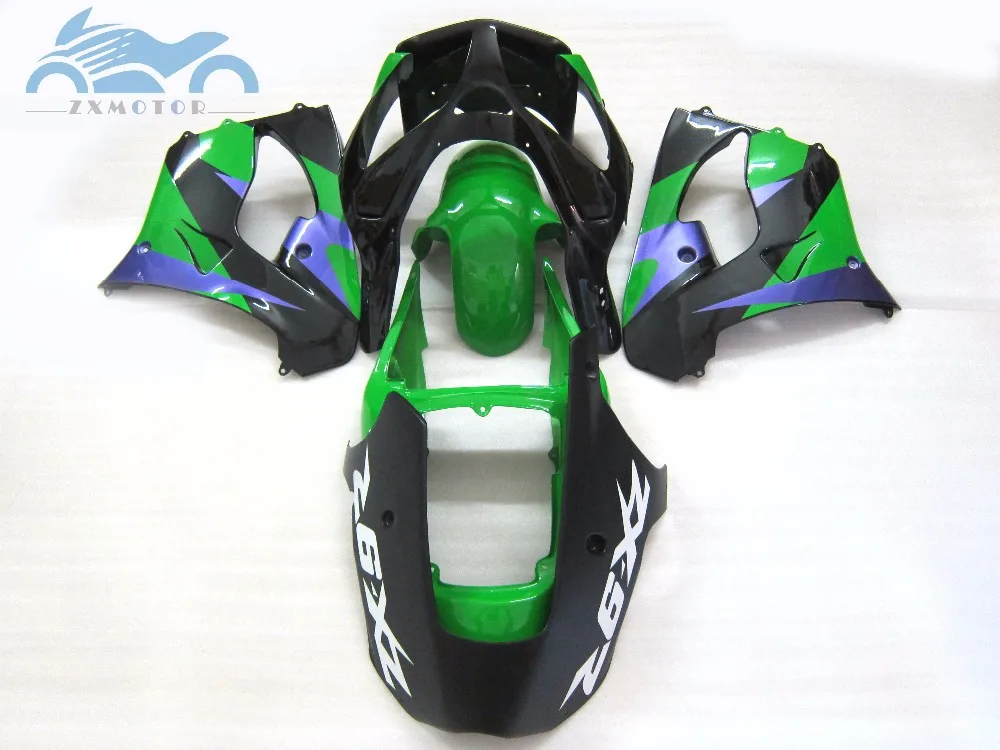 

Customized Motorcycle ABS fairing kits for Kawasaki Ninja ZX 9R Fairings kit 2002 2003 ZX9R 02 03 green black purple body parts