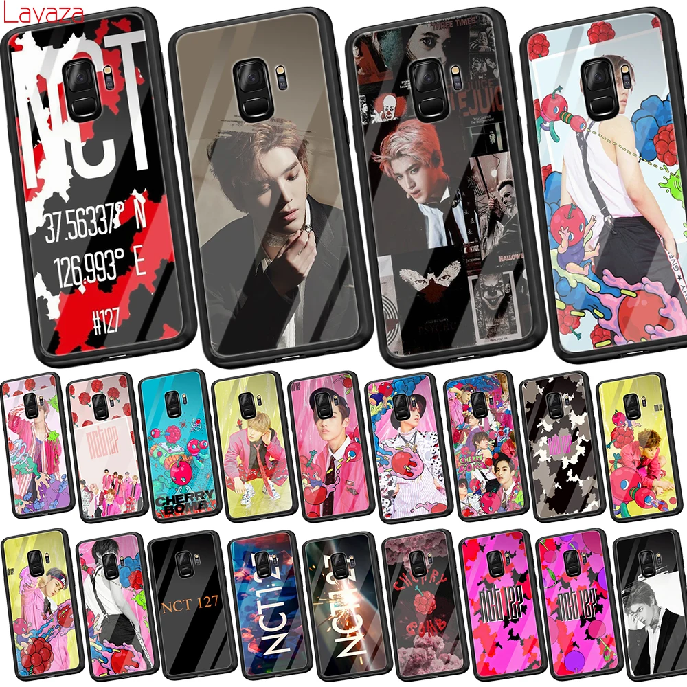 Чехол Lavaza NCT 127 Kpop Boy из закаленного стекла для Samsung Galaxy S8 S9 S10 Plus S7 Edge Note 8 9 мягкий