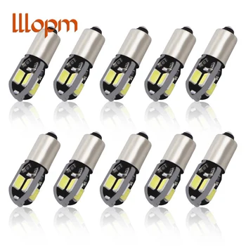 10 PCS/Lot BA9S T4W Car LED Bulbs 8 SMD 5730 Reading Side Marker Light License Plate Door Lamp 12V Warm White or White for Car
10 PCS/Lot BA9S T4W Car LED Bulbs 8 SMD 5730 Reading Side Marker Light License Plate Door Lamp 12V Warm White or White for Car