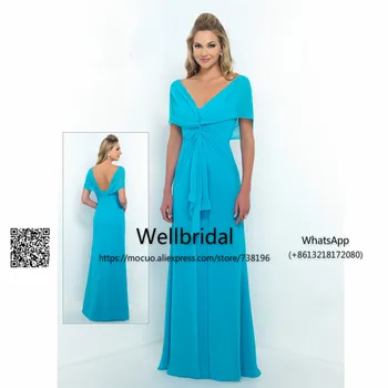 Popular New Bridesmaid Dress Long Cap Sleeves Wedding Party Dress V-Neck Backless Chiffon Prom Bridesmaid Dresses
Popular New Bridesmaid Dress Long Cap Sleeves Wedding Party Dress V-Neck Backless Chiffon Prom Bridesmaid Dresses