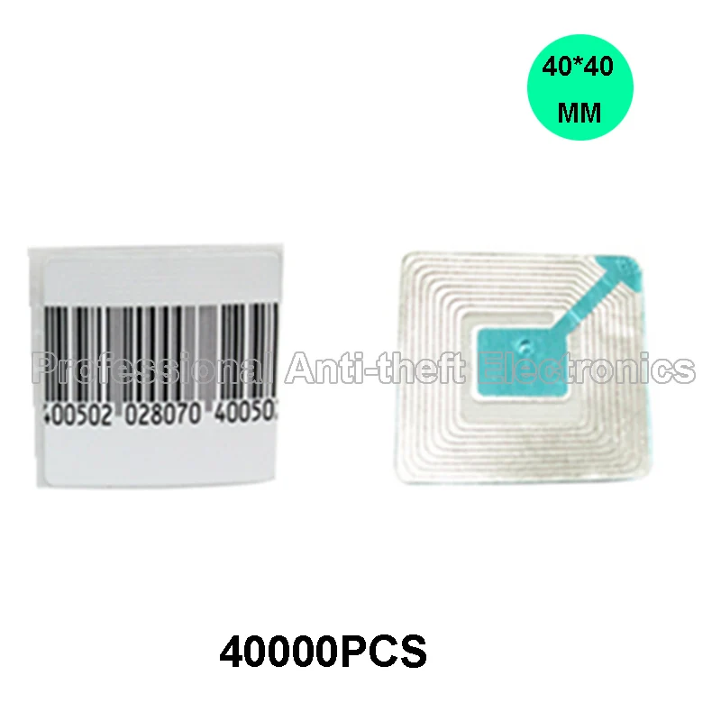 EAS soft label 40*40mm, 40000PCS per lot, RF 8.2mhz, RF soft label, EAS sticker free shipping
EAS soft label 40*40mm, 40000PCS per lot, RF 8.2mhz, RF soft label, EAS sticker free shipping