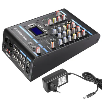 Neewer Stereo 5-Channel Mixer Compact Mini Mixing Console,Built-in SD card/USB/48V Phantom Power Functions for Sound Recording
Neewer Stereo 5-Channel Mixer Compact Mini Mixing Console,Built-in SD card/USB/48V Phantom Power Functions for Sound Recording