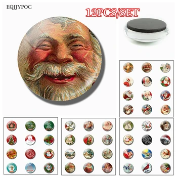 Santa Claus Fridge Magnet Set Magnetic Stickers Refrigerator 25MM Glass Whiteboard Magnet Cute Diy Teachers Gift Christmas Decor
Santa Claus Fridge Magnet Set Magnetic Stickers Refrigerator 25MM Glass Whiteboard Magnet Cute Diy Teachers Gift Christmas Decor