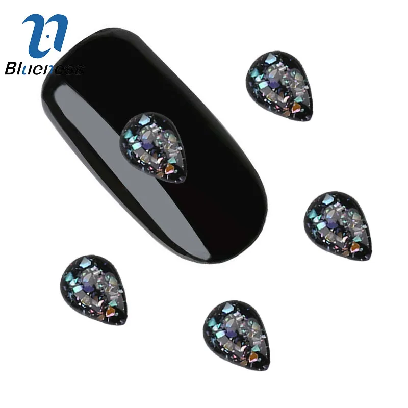 Blueness 3D Nail Art Decoration Teardrop Glitter Crystals Black Gem Glass Pattern Charms Nails Design Manicure Accessories
Blueness 3D Nail Art Decoration Teardrop Glitter Crystals Black Gem Glass Pattern Charms Nails Design Manicure Accessories